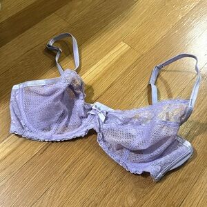 Fenty lavender bra 34c lace